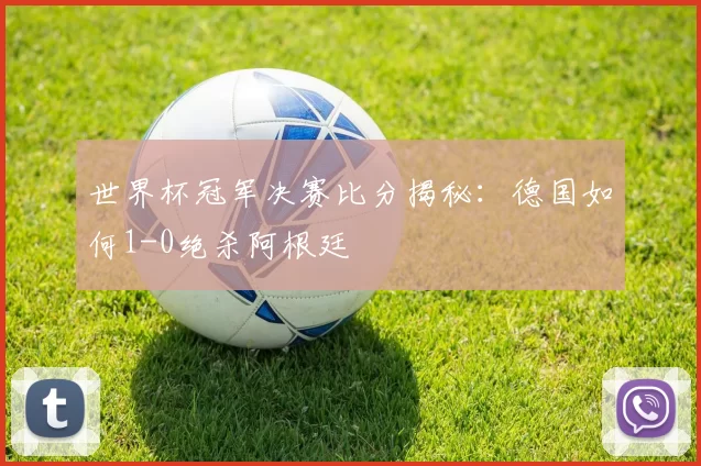世界杯冠军决赛比分揭秘:德国如何1-0绝杀阿根廷